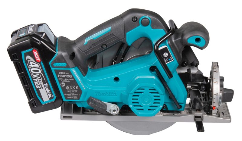 Аккумуляторная дисковая пила Makita XGT BL 40В без аккумулятора и ЗУ HS012GZ