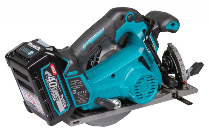 Аккумуляторная дисковая пила Makita XGT BL 40В без аккумулятора и ЗУ HS012GZ