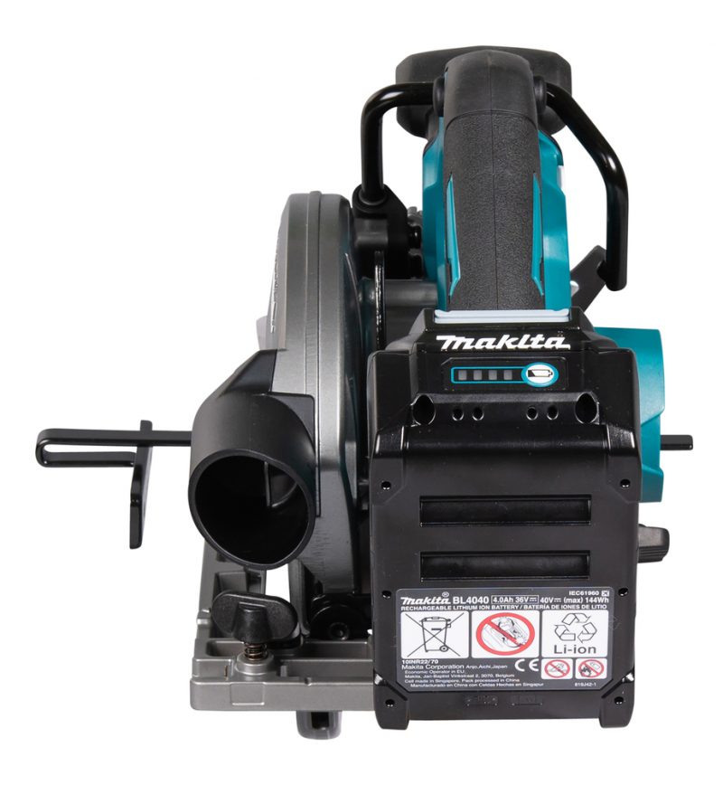 Аккумуляторная дисковая пила Makita XGT BL 40В без аккумулятора и ЗУ HS012GZ