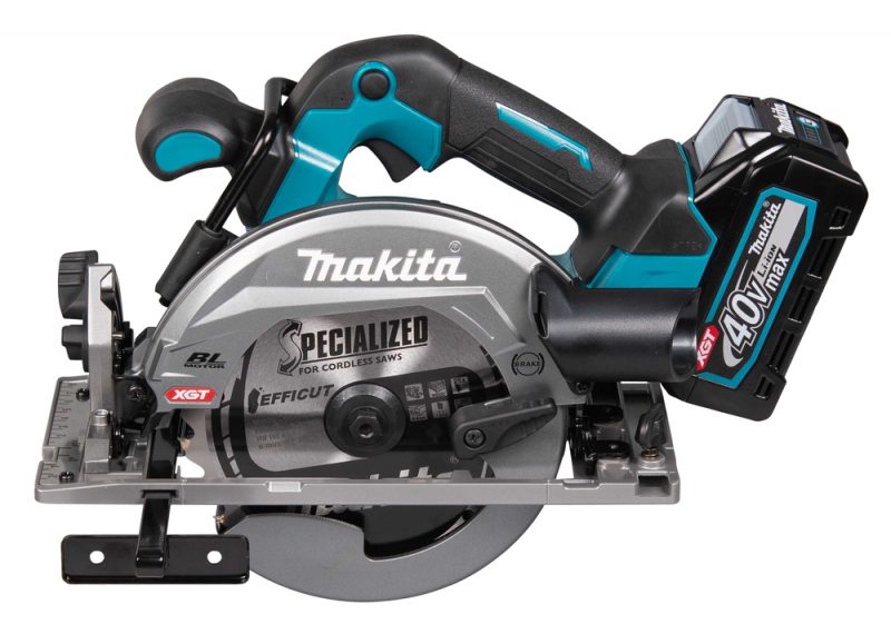 Аккумуляторная дисковая пила Makita XGT BL 40В без аккумулятора и ЗУ HS012GZ