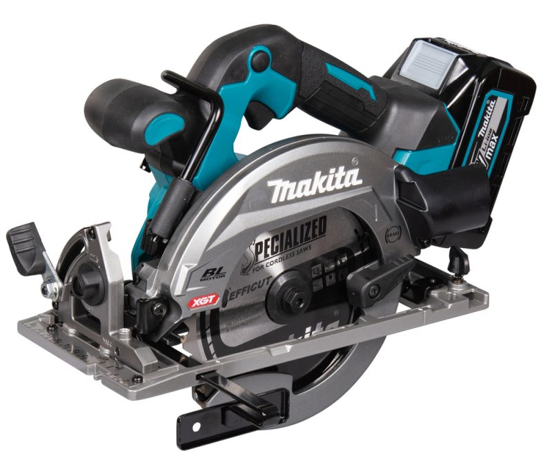 Аккумуляторная дисковая пила Makita XGT BL 40В без аккумулятора и ЗУ HS012GZ