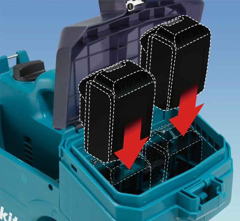 Аккумуляторная мойка высокого давления Makita LXT BL 2x18 В DHW080ZK