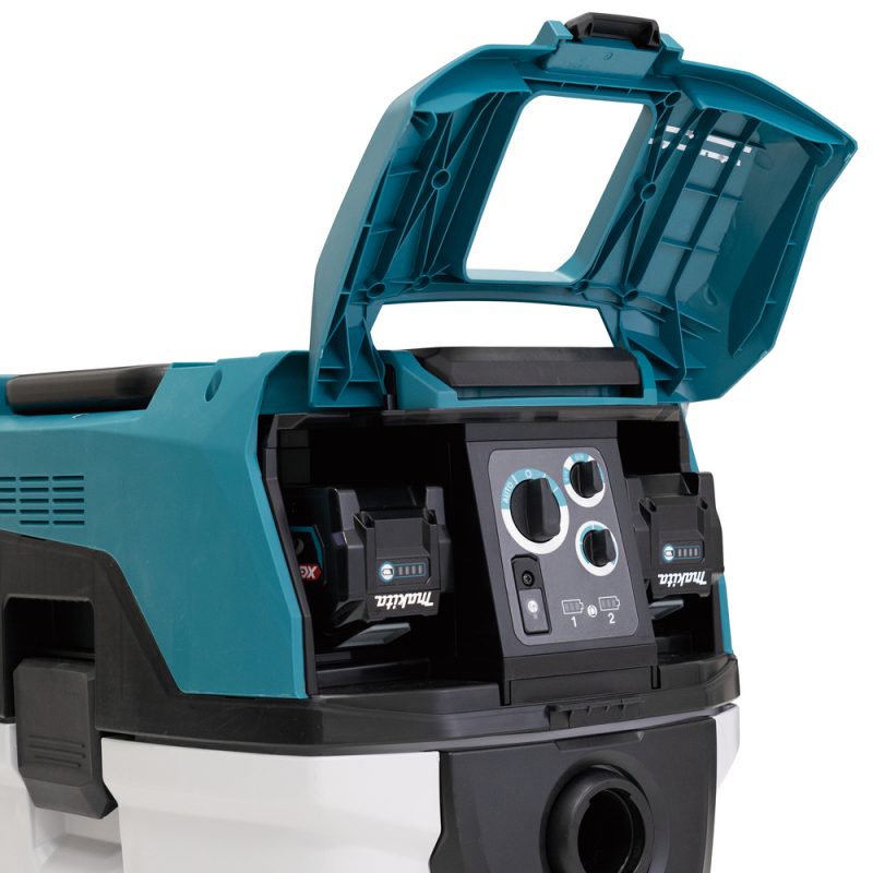 Аккумуляторный пылесос Makita XGT BL 2x40В, 3.2 м3/мин, 230 мбар, 8 л ,сух./влаж, L-класс, XPT VC006GMZ01