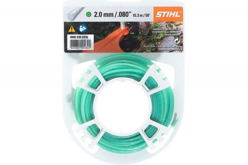 Леска триммерная круглая (2,0 мм, 14 м, бесшумная) Stihl 0000 930 2416Ш