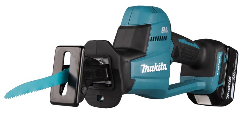 Аккумуляторная сабельная пила Makita LXT BL 18В, ход 22мм, рез 255мм, XPT, электрический тормоз, регулиров DJR189Z