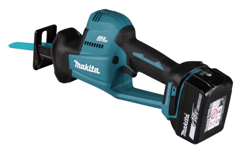 Аккумуляторная сабельная пила Makita LXT BL 18В, ход 22мм, рез 255мм, XPT, электрический тормоз, регулиров DJR189Z