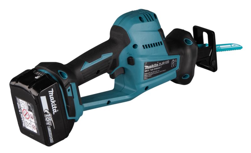 Аккумуляторная сабельная пила Makita LXT BL 18В, ход 22мм, рез 255мм, XPT, электрический тормоз, регулиров DJR189Z