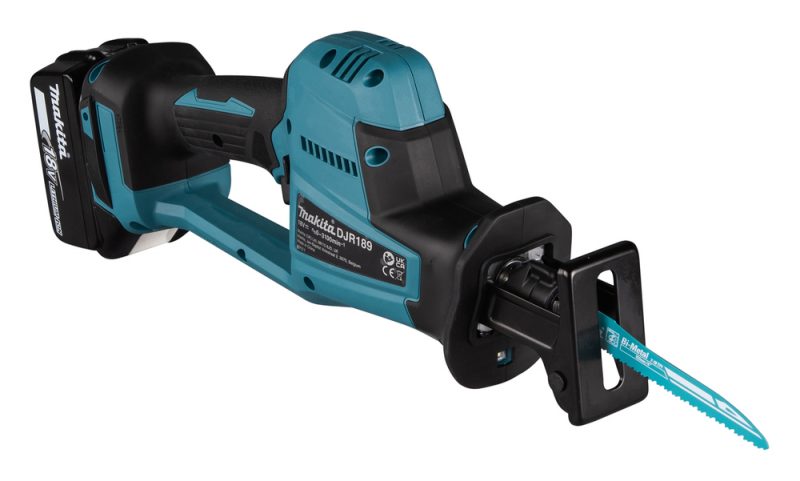 Аккумуляторная сабельная пила Makita LXT BL 18В, ход 22мм, рез 255мм, XPT, электрический тормоз, регулиров DJR189Z