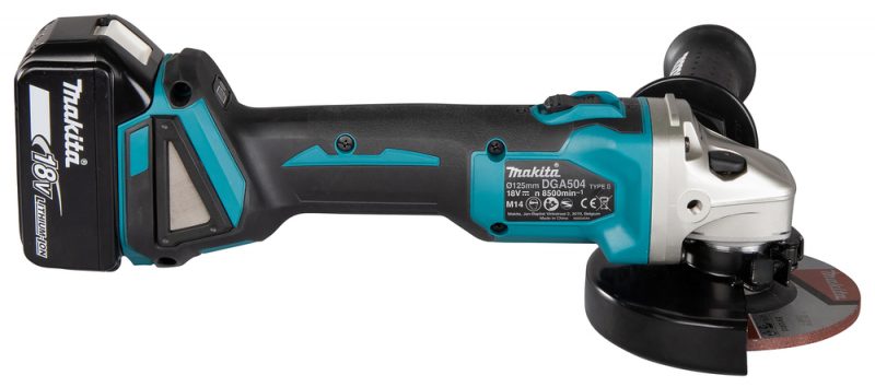 Аккумуляторная УШМ,  Makita LXT DGA504RT