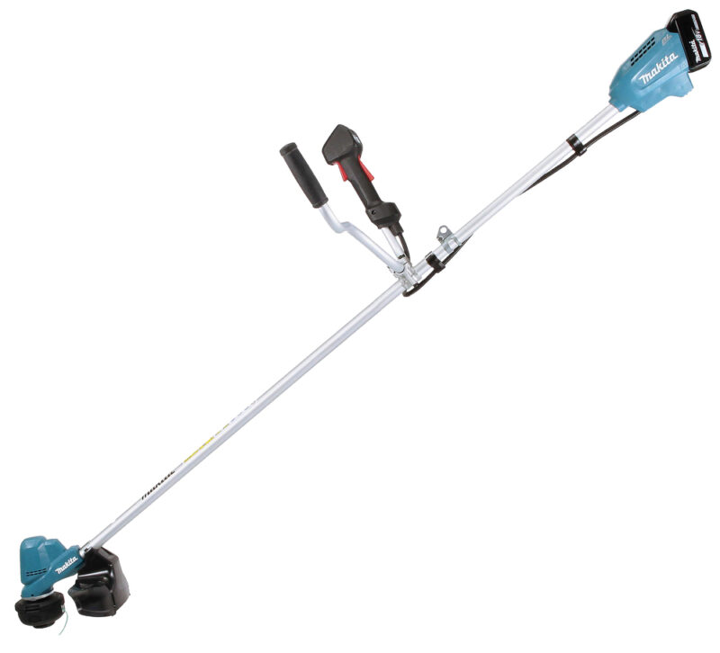 Аккумуляторная коса Makita LXT BL 18В велорукоятка, d-30 см, M10xLH, 2xBL1850B,DC18RC ADT DUR190URT3