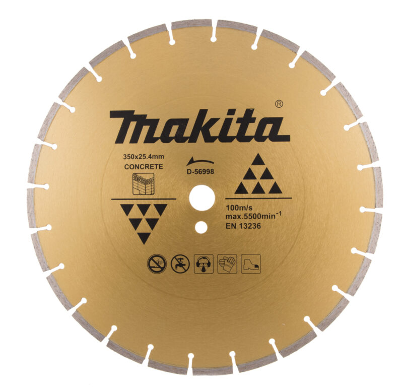Диск алмазный сегментированный по бетону 350x20/25.4 мм Makita D-56998