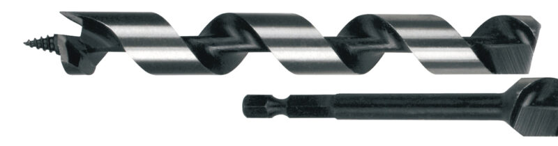 Спиральное сверло по дереву 6x130x200, 1/4"