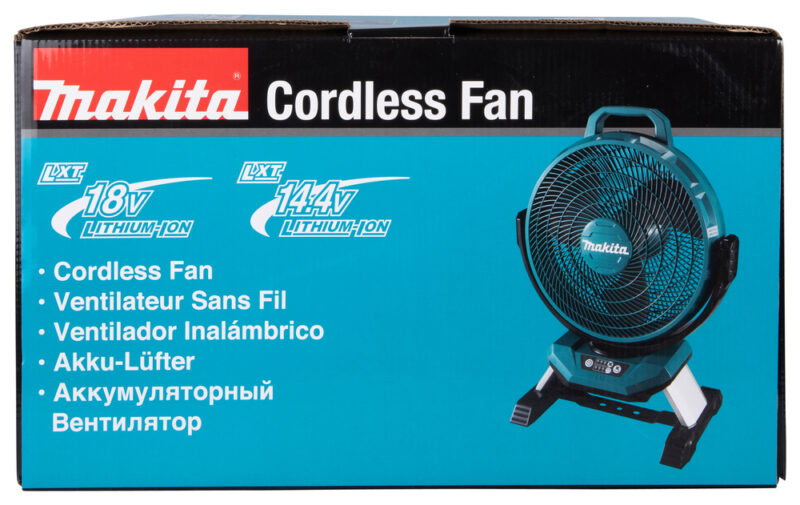 Вентилятор Makita 18V Li-ion, 330 мм, 3-скорости, 240 м/мин, 4.1 кг, без аккумулятора и зарядного устройства DCF301Z