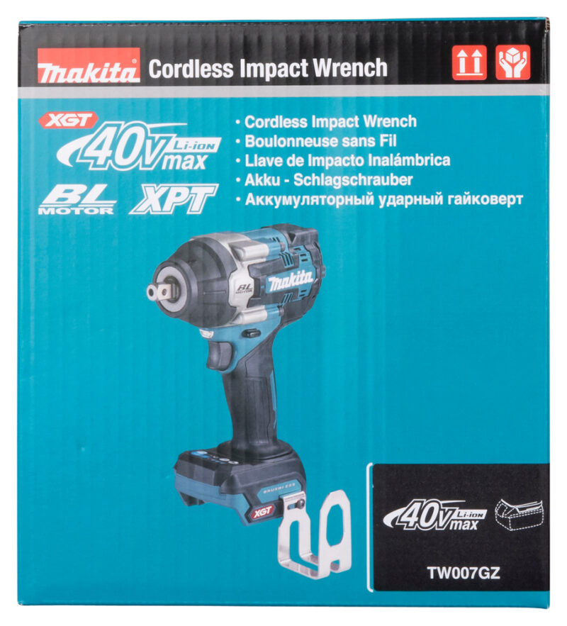 Ударный аккумуляторный гайковерт Makita XGT BL 40В без аккумулятора и ЗУ TW007GZ