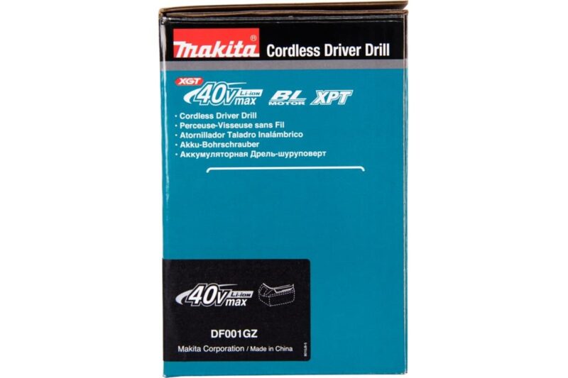 Аккумуляторная дрель-шуруповерт Makita XGT BL 40В DF001GZ