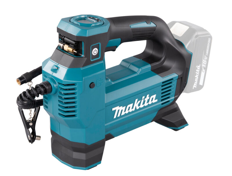 Автомобильный аккумуляторный насос Makita LXT 18В, 11.1 бар, 3 скорости, 22/11/7 л/мин, XPT, 4 насадки, без аккум. и з/у DMP181Z