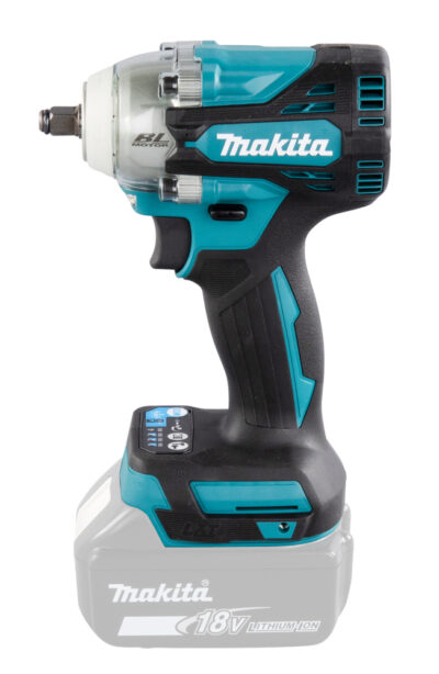 Аккумуляторный ударный гайковерт Makita бесщеточный, 18 В, Li-ion, BL-мотор, 0-3200 обмин, 0-4000 удмин, 300 Нм, 4 скорости, 38», подсветка, М10-М20, б/акк и ЗУ DTW302Z