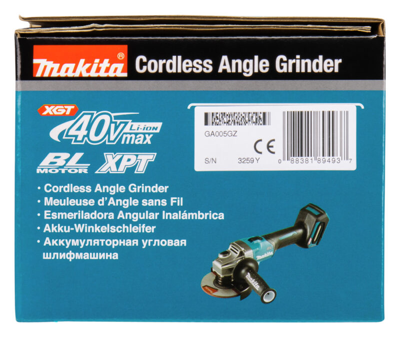 Угловая шлифмашина Makita XGT GA005GZ