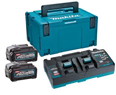 Набор PSK (2 аккумулятора BL4040, зарядное устройство DC40RB, кейс MAKPAC тип 3) Makita 191U04-0